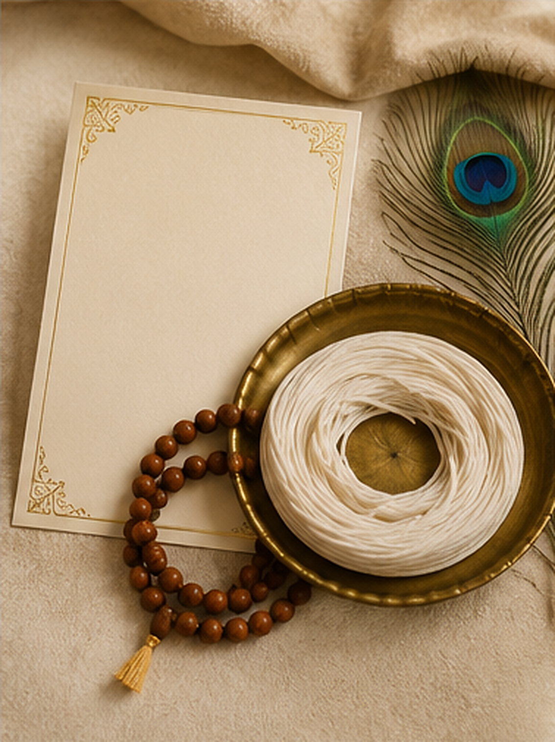 Thread ceremony invitation