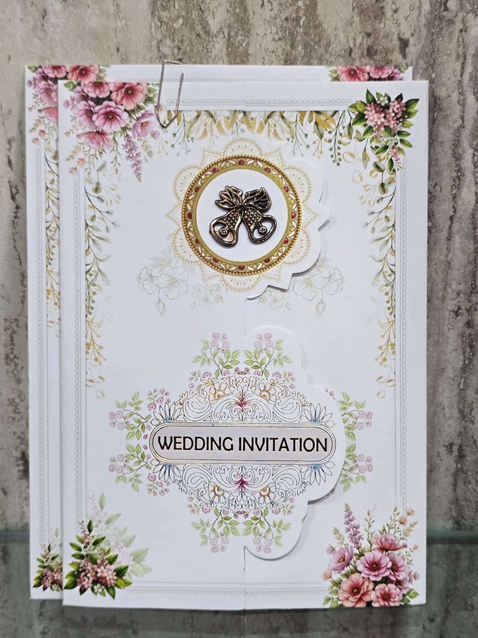 Floral Wedding Invitation Card